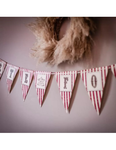 Guirlande Circus Vintage et Fête Foraine - Déco thème Cirque