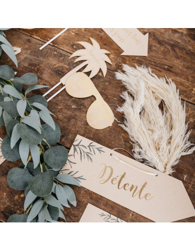 Oggetti di scena per foto di "pensione".