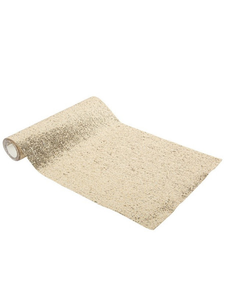 Tischläufer Pailletten Champagner - Tischdekoration - Bellefete.ch - Schweiz