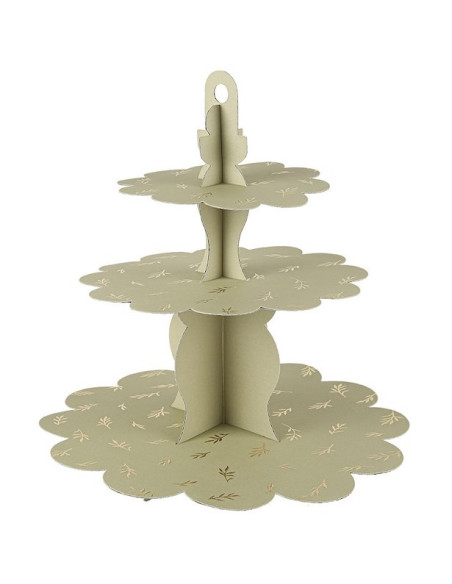 Espositore per cupcake Salugia e Oro - Supporto per torte di festa - Bellefete.ch