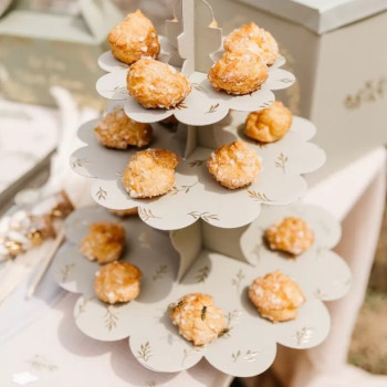 Espositore per cupcake Salugia e Oro - Supporto per torte di festa - Bellefete.ch 2