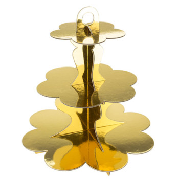 Espositore per feste a cupcake Oro - Decorazione per torte - Bellefete.ch 2
