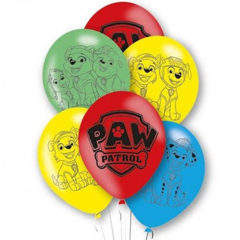 Décoration anniversaire Pat Patrouille : toile de fond ballons 3 ans • La  Boutique Pat Patrouille