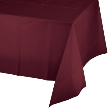 NAPPE EN PLASTIQUE BORDEAUX - Bellefete.ch - Suisse - Vaisselle jetable