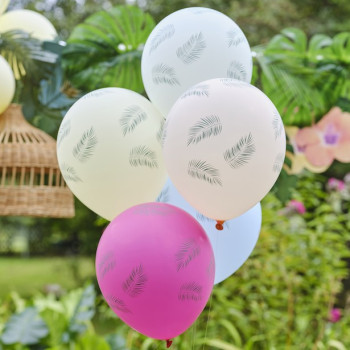Palloni da festa Hawaii - Decorazione tropicale - Bellefete.ch - Svizzera