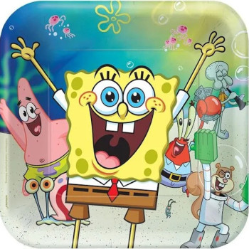 SpongeBob Geburtstagsgeschirr - Einweggeschirr Party für Kinder - Bellefete.ch