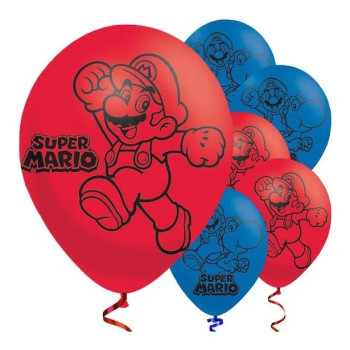 Ballons en latex Super Mario - Bellefete.ch - Suisse - Décorations d'anniversaire Mario Kart