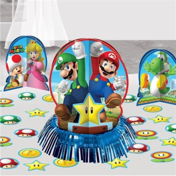 Decorazioni per la tavola Super Mario – Compleanno bambino – Bellefete.ch – Svizzera