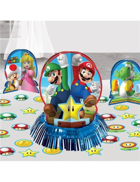 Decorazioni per la tavola Super Mario – Compleanno bambino – Bellefete.ch – Svizzera