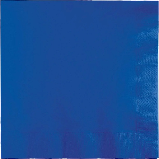 Serviette papier royal bleu (marine) - Décoration de table