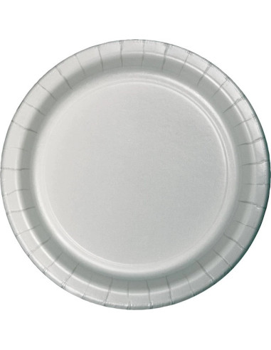 Assiettes de fête en papier Gris - Déco d'anniversaire - Bellefete.ch - Suisse