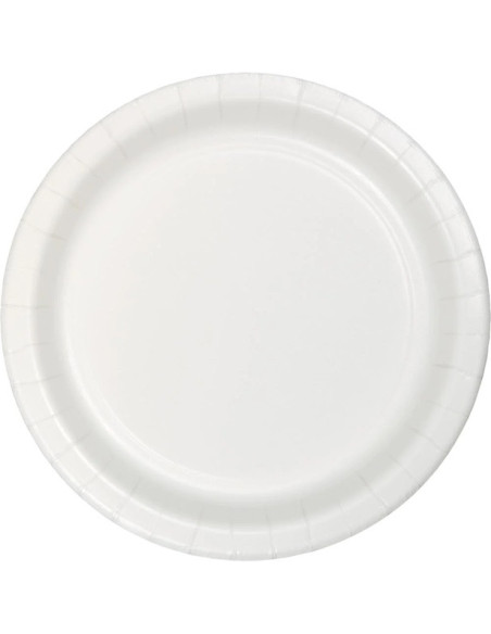 Piatti da dessert bianchi - Decorazione della tavola di festa - Bellefete.ch