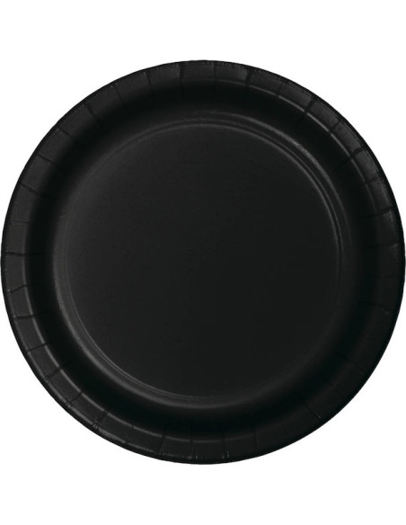 Assiettes en carton Noir - Déco de fête - Bellefete.ch - Suisse