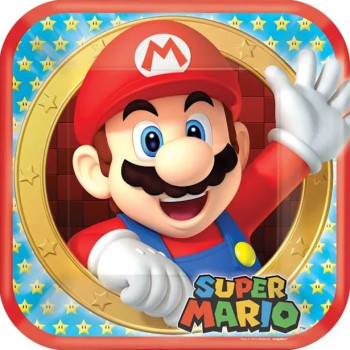 Super Mario Teller – Kindergeburtstag Dekoration | BelleFete.ch