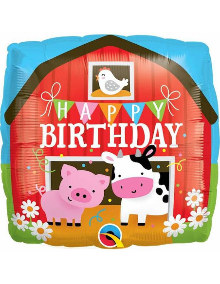 Palloncino di compleanno Animali della Fattoria – decorazione festa per bambini | BelleFete.ch