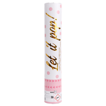 Konfettikanone Rosa - Partydekoration - Partyartikel - Bellefete.ch