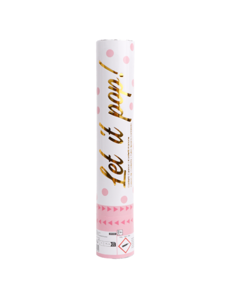 Konfettikanone Rosa - Partydekoration - Partyartikel - Bellefete.ch