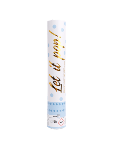 Cannone per feste con coriandoli blu | Decorazione per feste | BelleFete.ch