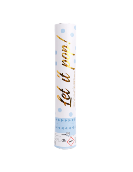 Cannone per feste con coriandoli blu | Decorazione per feste | BelleFete.ch