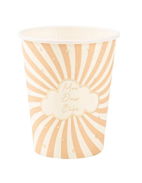 Gobelets de fête "Mon doux bébé" - Décoration de fête en Suisse - Bellefete.ch