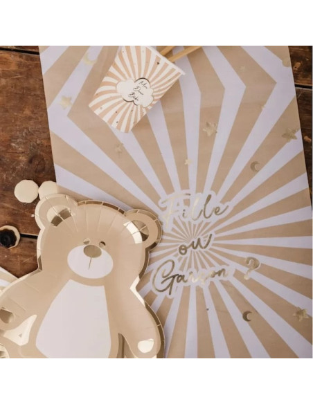 Chemin de table Fille ou Garçon "Mon Doux Bébé" - Baby Shower Gender Reveal