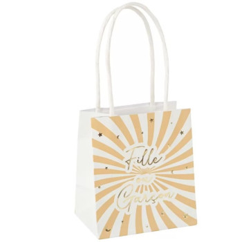 Sacchetti regalo - Ragazza o Ragazzo "Mon Doux Bébé" - Accessori Baby Shower - Bellefete.ch