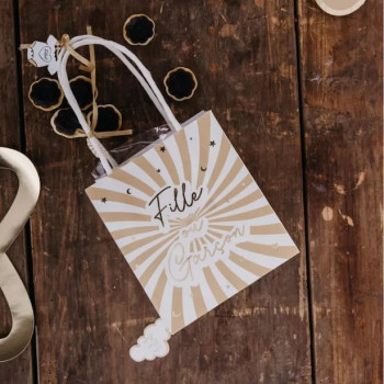 Geschenktüten - Mädchen oder Junge "Mon Doux Bébé" - Baby Shower Zubehör - Bellefete.ch 2