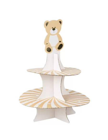 Espositore per torte Orsetto "Mon Doux Bébé" - Decorazione della tavola - Bellefete.ch