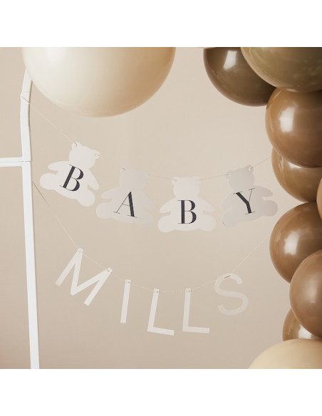 Partygirlande Teddybär zum Personalisieren - Partyartikel - Bellefete.ch