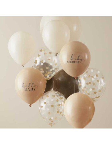 Palloncini per baby shower con orsetto