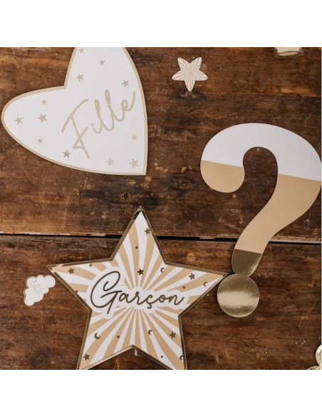 Decorazioni per la tavola per la rivelazione del sesso del bambino - My Sweet Baby - Baby Shower e Baby Shower