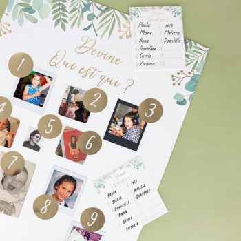 Jeux Baby Shower "Qui est qui ?" 2