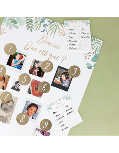 Jeux Baby Shower "Qui est qui ?"