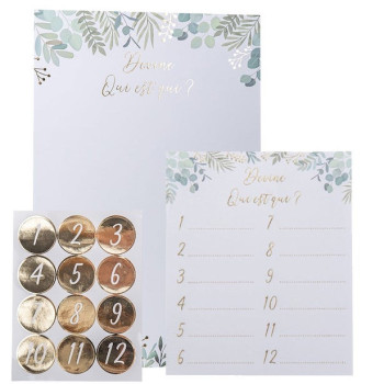 Jeu pour baby shower : Qui est-ce ? | Jeux de baby shower en Suisse