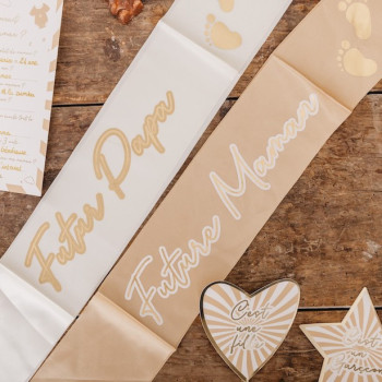 Sciarpa futura mamma "Il mio dolce bambino" - Baby Shower & Regalo nascita - Bellefete.ch 2