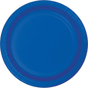 Piatti di cartone Blu Royal - Decorazione di festa - Bellefete.ch - Svizzera
