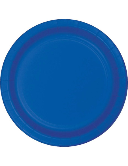 Pappteller Blau Royal - Party Dekoration - Bellefete.ch - Schweiz