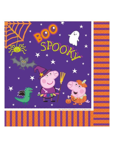 Scatola per la festa di Halloween di Peppa Pig - Per 8 persone