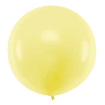 Pastell-Hellgelber Jumbo-Ballon – 1 m