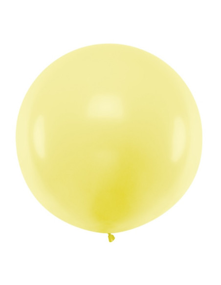 Pastell-Hellgelber Jumbo-Ballon – 1 m