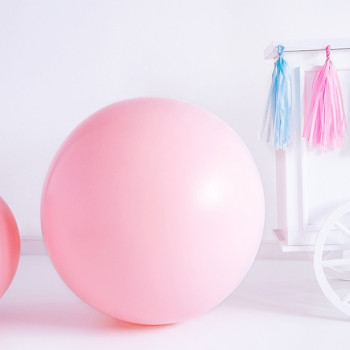 Ballon Jumbo Rose Pâle Pastel - 1m 2