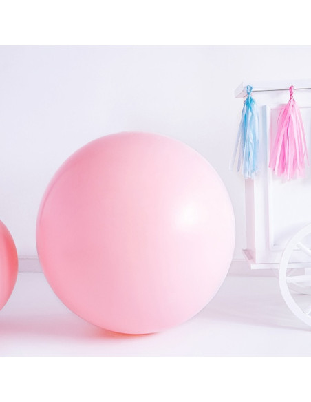 Jumbo-Ballon Blasses Pastellrosa – 1 m