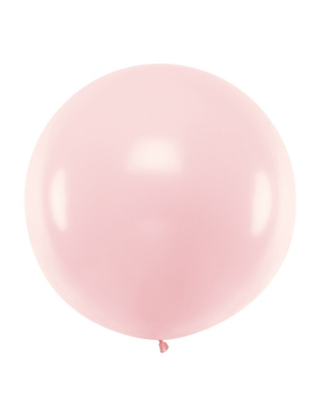 Jumbo-Ballon Blasses Pastellrosa – 1 m