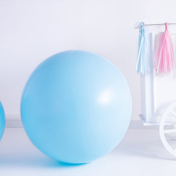 Pastell-Hellblauer Jumbo-Ballon – 1 m 2