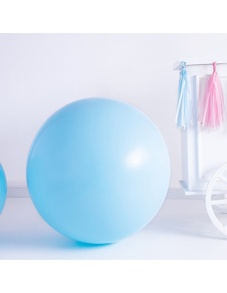 Palloncino Jumbo azzurro pastello - 1 m