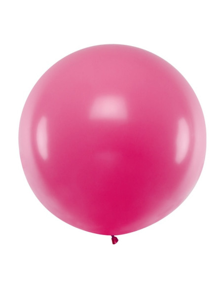 Jumbo-Ballon in Pastell-Fuchsia, 1 m