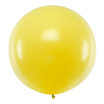 Palloncino Jumbo Giallo Pastello - 1 m
