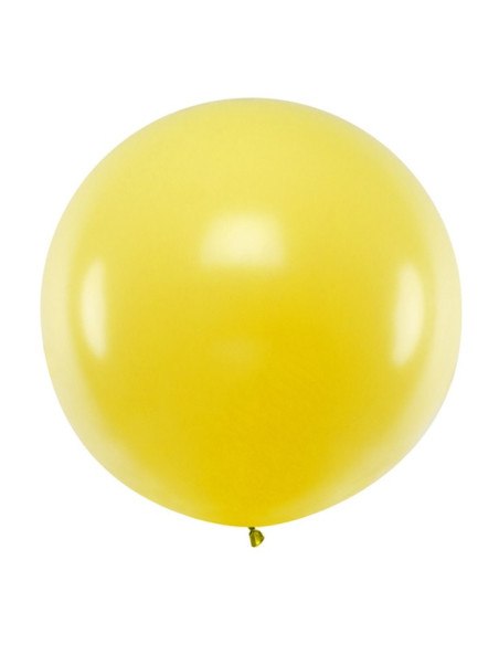 Palloncino Jumbo Giallo Pastello - 1 m