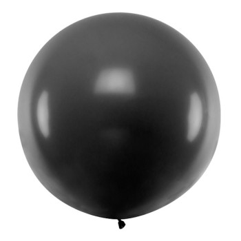 Palloncino Jumbo Nero Pastello - 1 m