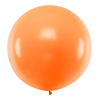 Pastell-Orange Jumbo-Ballon – 1 m